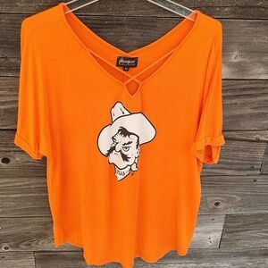 Gameday Couture Orange shirt Oklahoma State University Size XL